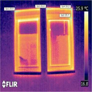 Thermal cameras used to detect insulation flaws